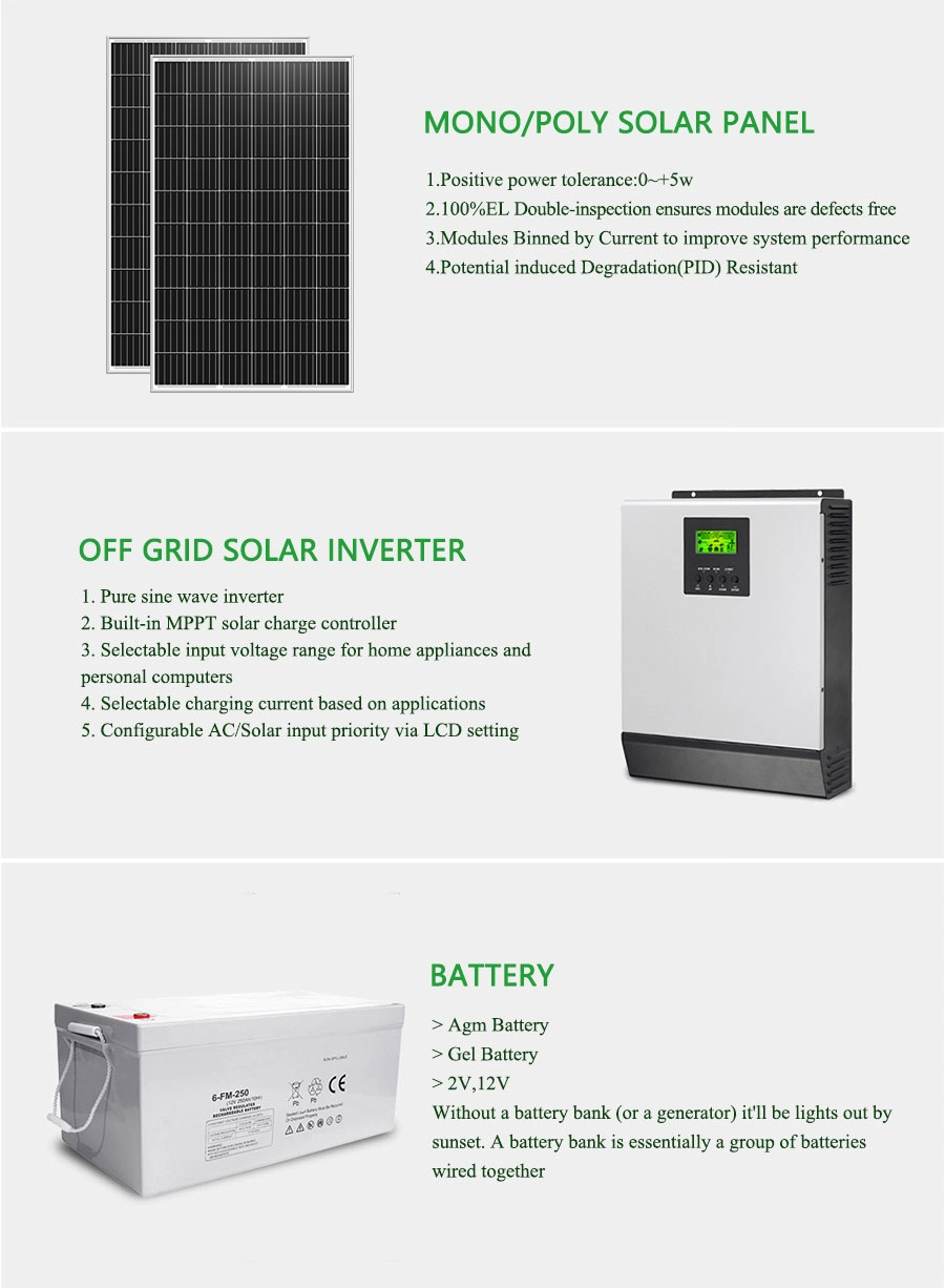 Offgrid Solar Energy System 5kw Complete Solar Energy System Home Solar Energy Related Products