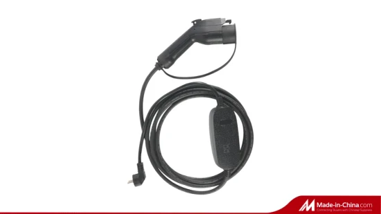 Chargeur Mobile Portable Mode2 Type1 Y avec écran 32A 250V J1772 câble de charge EV chargeur Station de charge
