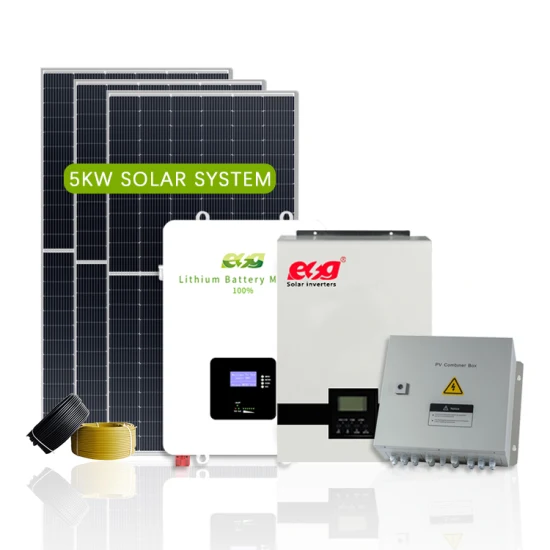 5kw 10kw 30kw Paneles Solares Batterie au lithium-ion LiFePO4 Produits d'énergie solaire