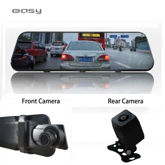 Pièces de véhicule électrique EV conduisant un moniteur de stationnement enregistrant une caméra vidéo en continu